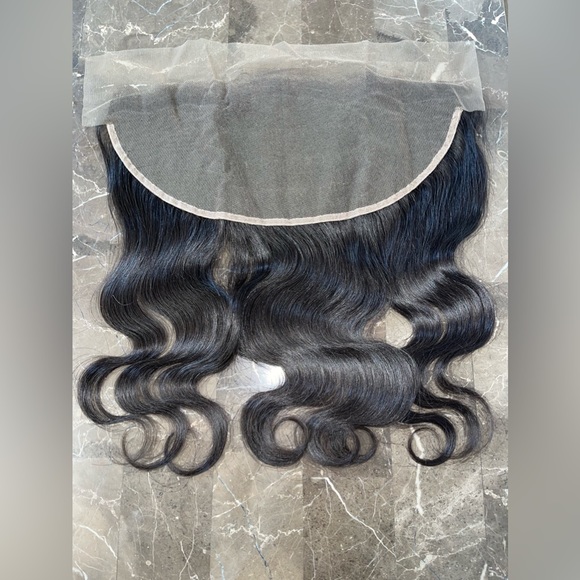 Raw Top Quality Virgin Human Hair 14” 13x6 Body Wave Lace Frontal - Picture 3 of 3